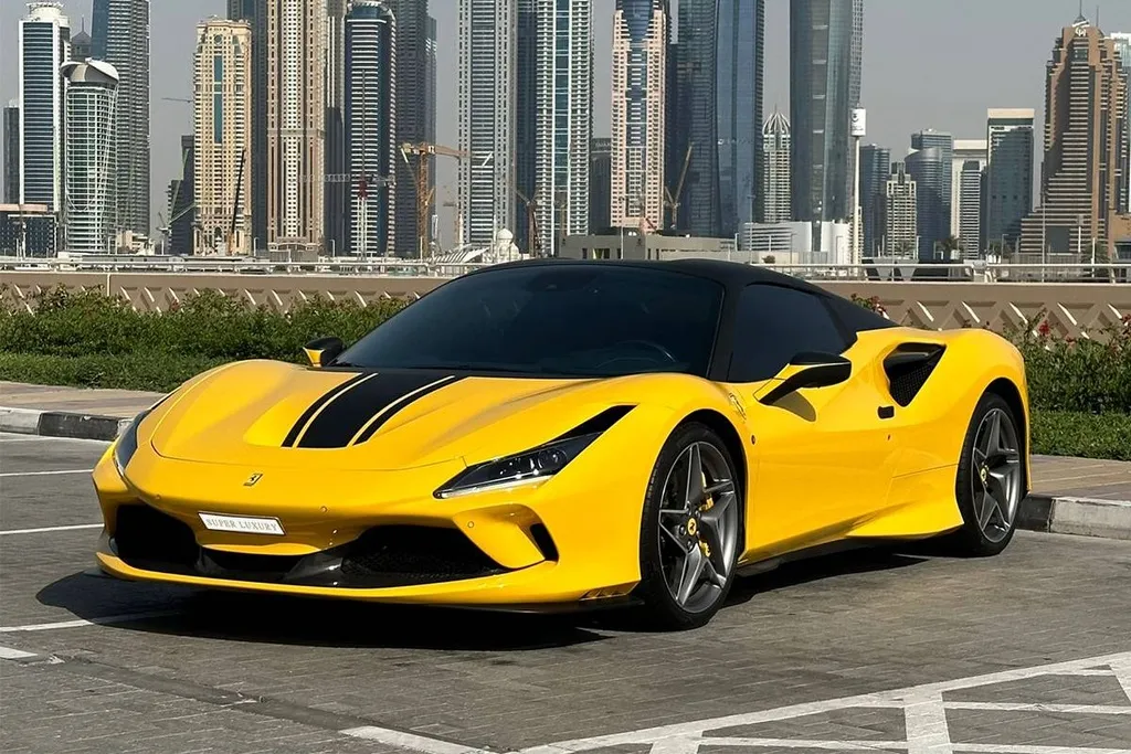 Ferrari F8 Spider 2024 yellow edition 3