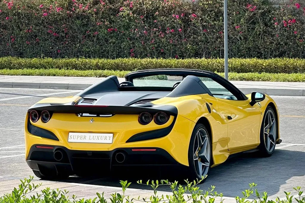 Ferrari F8 Spider 2024 yellow edition 5