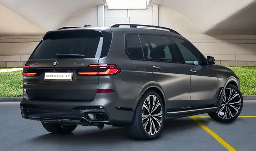 BMW X7 2024 Matt Grey rental Dubai 2