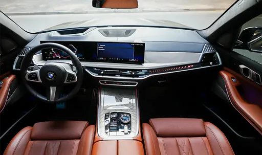 BMW X7 2024 Matt Grey rental Dubai 4