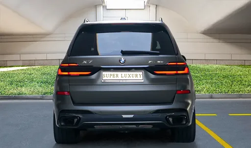 BMW X7 2024 Matt Grey rental Dubai 5