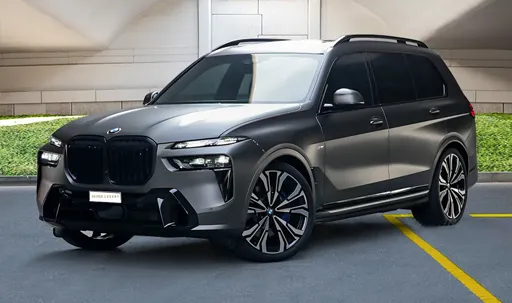 BMW X7 2024 Matt Grey rental Dubai 6