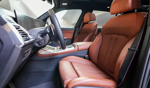BMW X7 2024 Matt Grey rental Dubai 7
