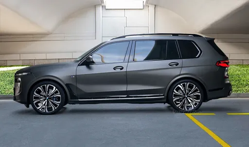 BMW X7 2024 Matt Grey rental Dubai 8
